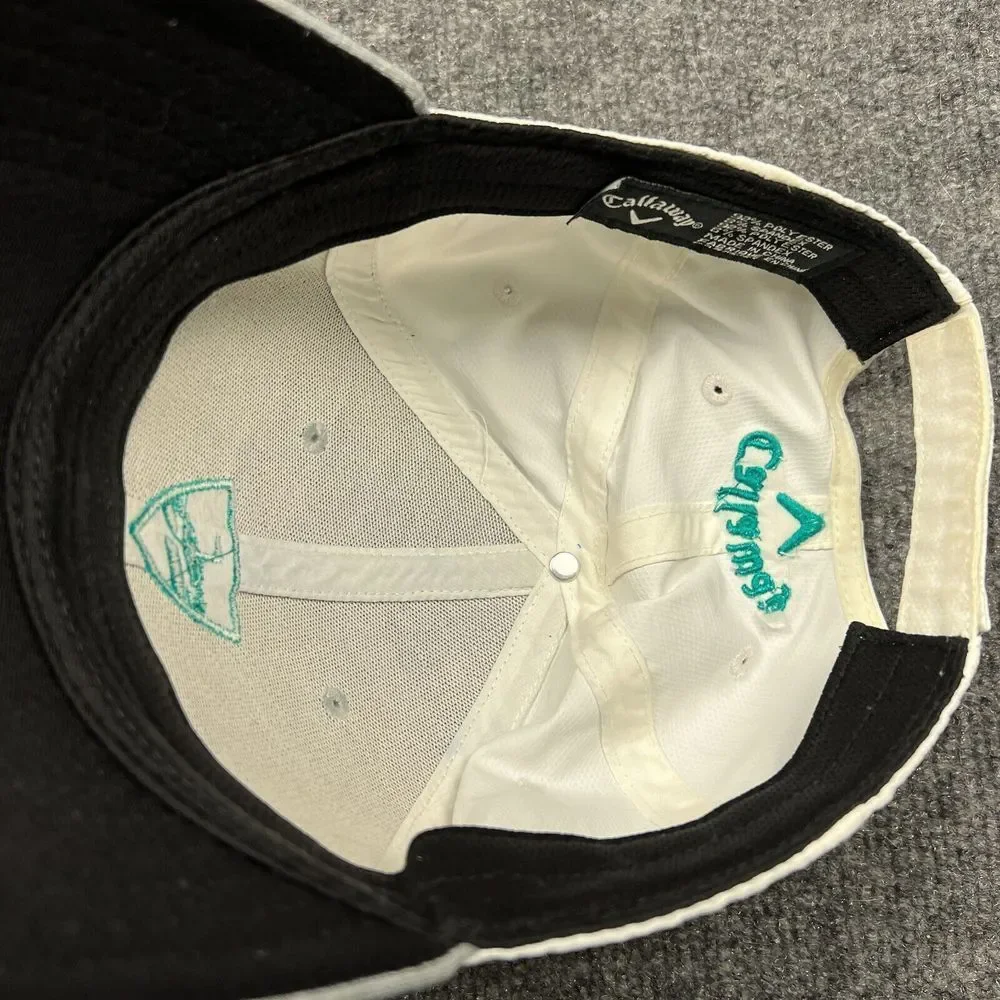 Callaway Top‎ Golf Big Logo Cap Adult Adjustable Strap Gray Embroidered Hat